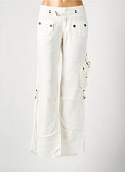 Pantalon cargo blanc FREEMAN T.PORTER pour femme seconde vue
