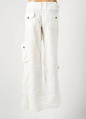 Pantalon cargo blanc FREEMAN T.PORTER pour femme seconde vue