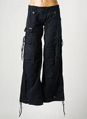 Pantalon cargo noir FREEMAN T.PORTER pour femme seconde vue