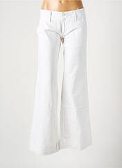 Pantalon flare blanc FREEMAN T.PORTER pour femme seconde vue