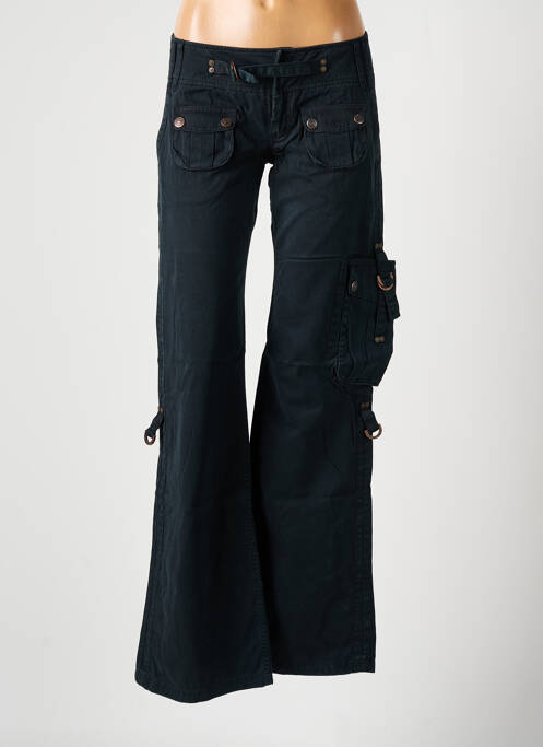 Pantalon cargo noir FREEMAN T.PORTER pour femme