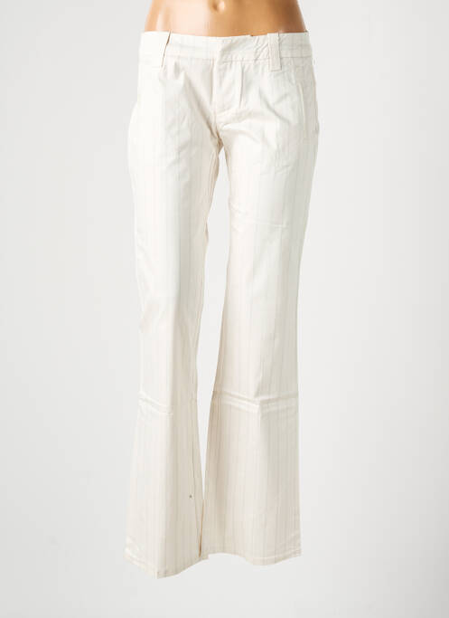 Pantalon chino blanc FREEMAN T.PORTER pour femme