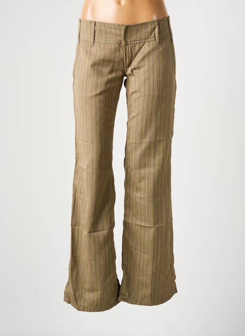 Pantalon flare beige FREEMAN T.PORTER pour femme