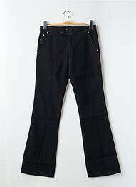 Pantalon flare taille basse taille basse noir CIMARRON femme