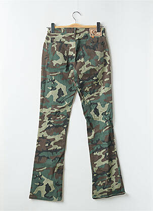 Pantalon flare stretch taille normale vert CIMARRON femme