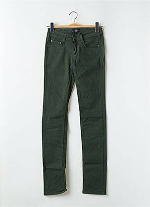 Pantalon slim taille basse taille basse vert CIMARRON femme