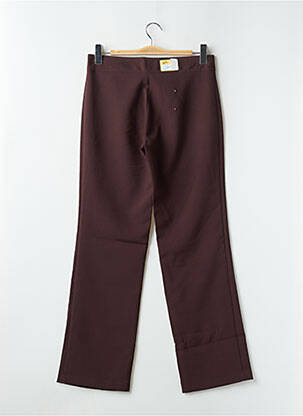 Pantalon droit taille haute taille haute marron CIMARRON femme