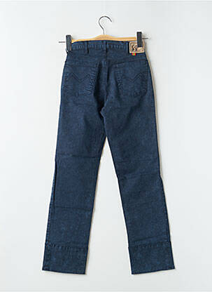 Pantalon droit stretch taille haute bleu CIMARRON femme