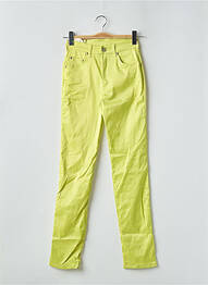 Pantalon slim poches taille haute vert CIMARRON femme