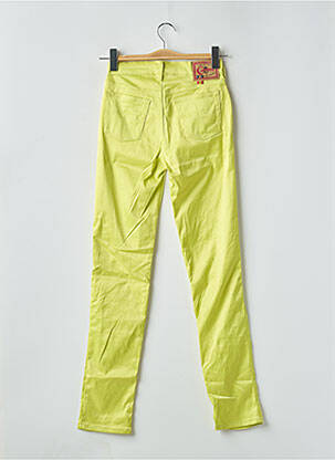 Pantalon slim taille haute taille haute vert CIMARRON femme