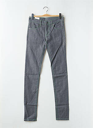 Jeans skinny tissage brut taille normale gris CHEAP MONDAY femme