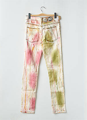 Jeans coupe slim stretch taille normale beige CHEAP MONDAY femme