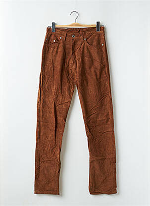 Pantalon slim taille haute taille haute marron CASAGRANDE femme