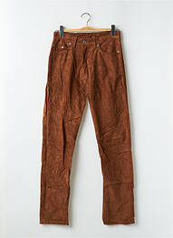 Pantalon slim poches taille haute marron CASAGRANDE femme