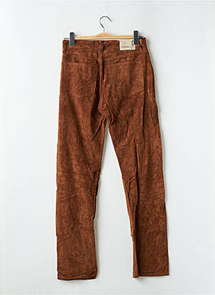 Pantalon slim taille haute taille haute marron CASAGRANDE femme