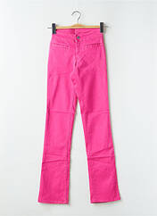 Pantalon droit rose CIMARRON pour femme seconde vue