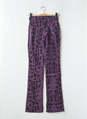 Pantalon droit violet CIMARRON pour femme seconde vue