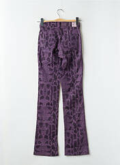 Pantalon droit violet CIMARRON pour femme seconde vue