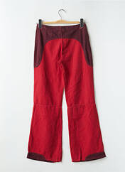 Pantalon flare rouge CHEYENNE pour femme seconde vue