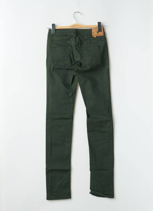 Pantalon slim taille basse taille basse vert CIMARRON femme