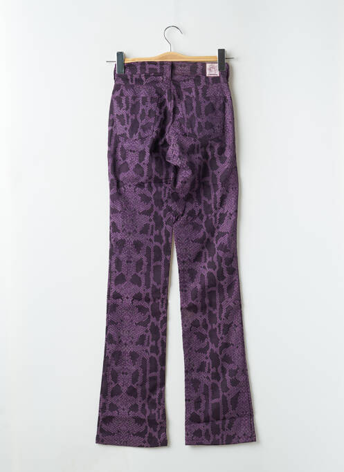 Pantalon droit violet CIMARRON pour femme