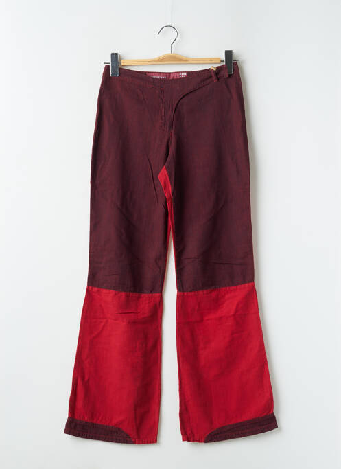 Pantalon flare rouge CHEYENNE pour femme