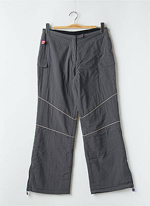 Pantalon cargo coupe droite taille normale gris KANA BEACH femme