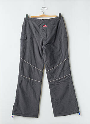 Pantalon cargo coupe droite taille normale gris KANA BEACH femme