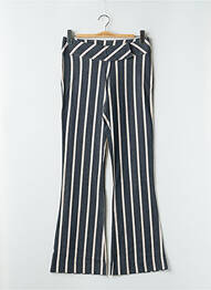 Pantalon flare taille basse taille basse bleu KULTE femme