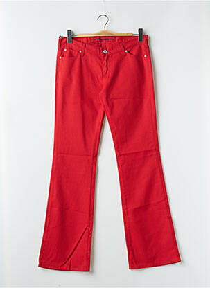 Pantalon flare taille normale taille normale rouge LA BRIGADA INTERNACIONAL femme