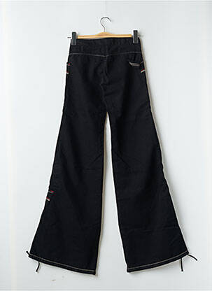 Pantalon flare taille basse taille basse noir LOIS femme