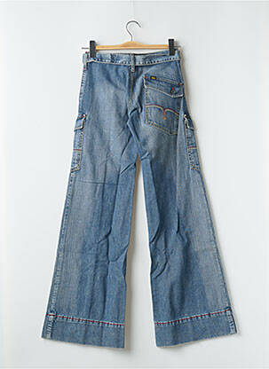 Jeans coupe large poches taille basse bleu LOIS femme