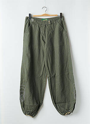 Pantalon 7/8 vert KANA BEACH pour femme