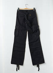 Pantalon cargo noir LOIS pour femme seconde vue