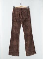 Pantalon droit marron LA BRIGADA INTERNACIONAL pour femme seconde vue