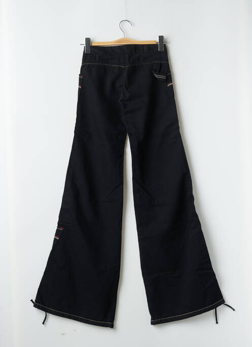 Pantalon flare taille basse taille basse noir LOIS femme