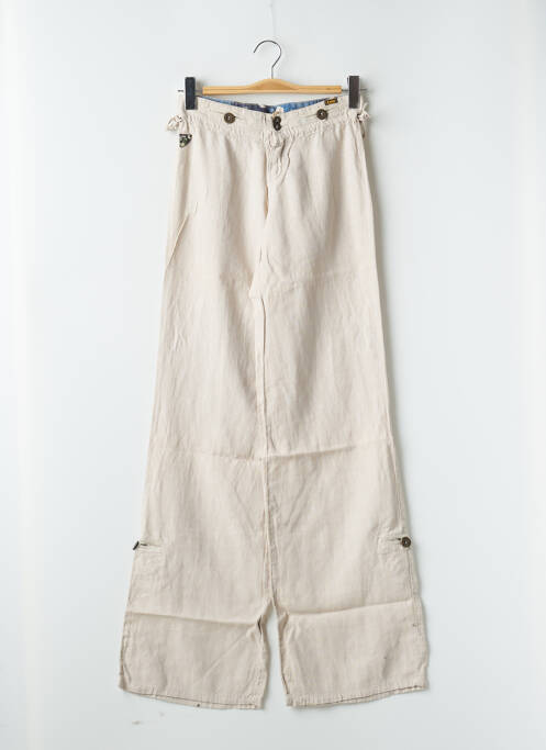 Pantalon large beige LOIS pour femme