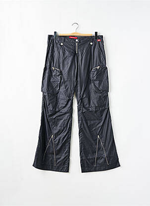 Pantalon droit fermeture zippée sous rabat boutonné taille normale gris MISS SIXTY femme