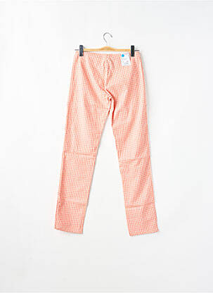 Pantalon slim tissage popeline taille normale rose LOLITA femme