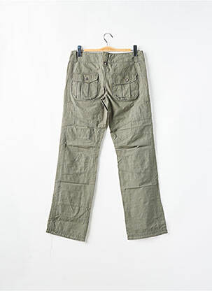 Pantalon droit stretch taille normale vert ONLY femme