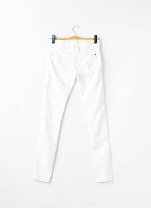 Jeans coupe slim stretch taille normale beige purple and pink femme