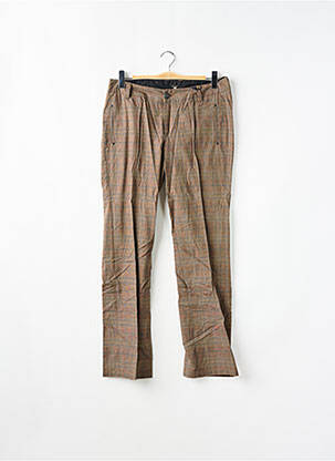 Pantalon chino tissage popeline taille normale marron RWD femme