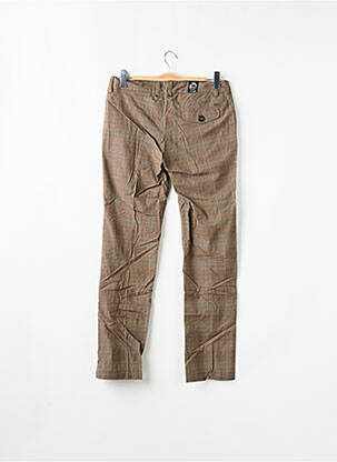 Pantalon chino tissage popeline taille normale marron RWD femme