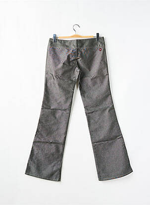 Pantalon flare taille haute taille haute gris RWD femme