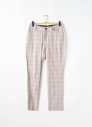 Pantalon chino tissage popeline taille normale rose RWD femme