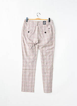 Pantalon chino tissage popeline taille normale rose RWD femme