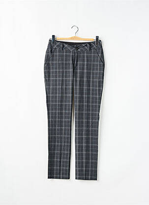 Pantalon chino fermeture zippée sous rabat boutonné taille normale gris RWD femme