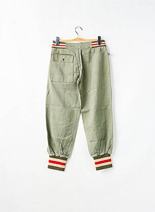 Pantalon 7/8 taille élastique taille normale vert RWD femme