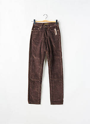 Jeans coupe slim taille normale taille normale marron REDWOOD femme
