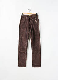Jeans coupe slim taille normale taille normale marron REDWOOD femme